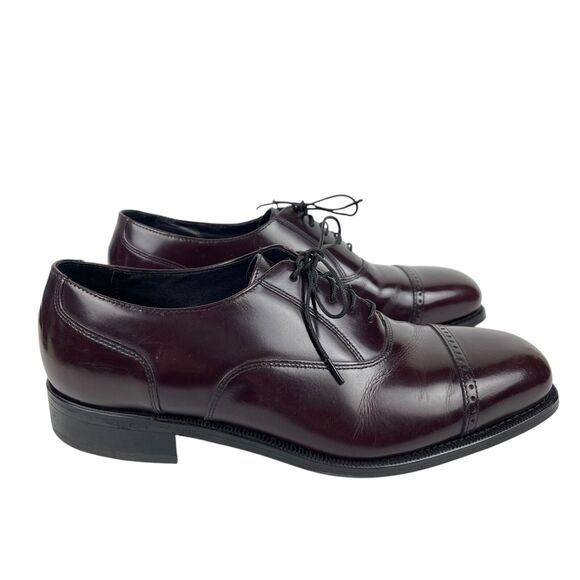 Florsheim 17067-05 Lexington Burgundy Cap Toe Oxford Dress Men's US Sz 9.5 - Picture 2 of 16